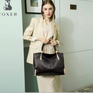 Cow Leather Handbags for Women, Ladies Top-handle Tote Purse Shoulder Bags – STX59.